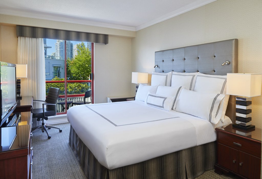 hotel room with balcony vancouver